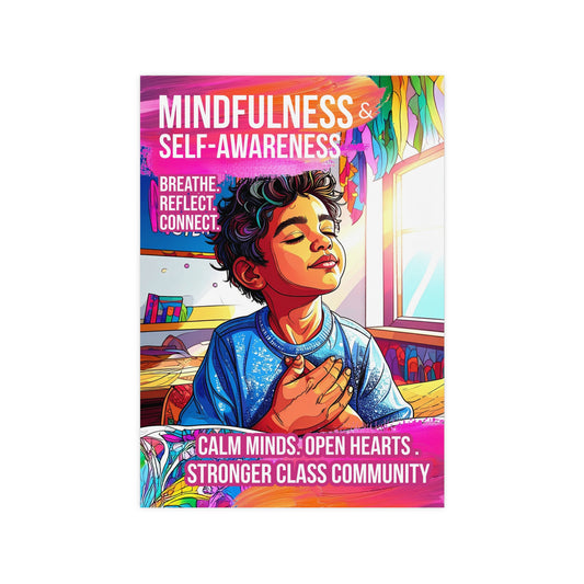 Mindfulness Boy Poster