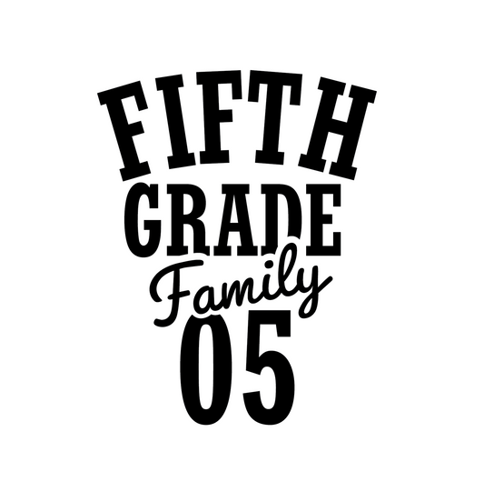 Fifth Grade Family customizable Template